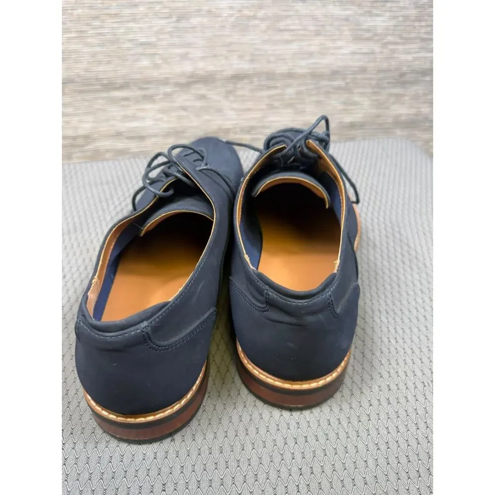 Call It Spring Men's Vegan Fresien Oxford Dress Shoes Size 10.5M Navy Blue